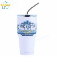 30oz Magic Freeze Thermos Bottle Straw Stainless Steel Water Tumbler Drink Cold Hot Vacuum Flasks Mug Ice Coffee Cup HydroflaskTH