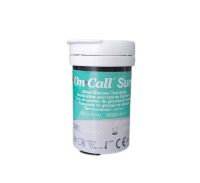 แผ่นตรวจน้ำตาล oncall sure 25 test แบ่งขาย 1 ขวด ประเทศเยอรมัน