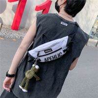 Messenger Bag mens tide nd Japanese sports Single Should斜挎包男潮牌日系运动单肩包背包学生小挎包胸包男士超火腰包