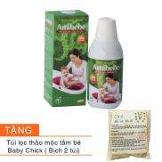 Nước tắm trẻ em Amibebe 250ml TẶNG Túi lọc thảo mộc tắm bé Baby Chick bịch