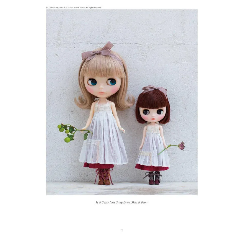 HANON-DOLL SEWING BOOK Blythe Outfit Clothes Patterns BOOK娃衣缝纫