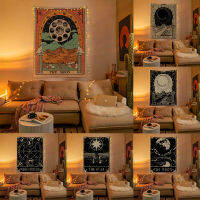 Tapestry Vintage Tarot พื้นหลังตกแต่งผนังแขวนผ้า