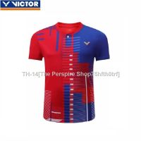 ♝ﺴ☬ 2021【READY STOCK】Victory badminton short-sleeved T-shirt men and women models Malaysia badminton com