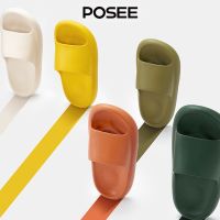 Posee hot 38° รองเท้าแตะลําลอง พื้นนุ่มมาก กันลื่น สีลูกกวาด สําหรับสตรี เหมาะกับฤดูร้อน PS3715