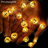 Halloween Pumpkin String Lights 20 LEDs Jack-O-Lantern Pumpkin Lights for All Saints Day Halloween Party Decoration lights