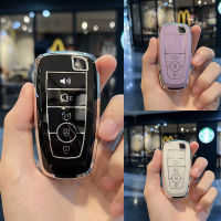 3 4 5ปุ่มโครงเปลือกนอกเคส Kunci Remote Mobil Fob สำหรับ2019 2020 Ford Mustang Explorer ประกอบขอบ F150 Mondeo F350 F250 F550 F450