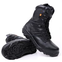 Winter Autumn Men Military Boots Quality Special Force Tactical Desert Combat Ankle Boats Army Work Shoes Leather Snow Boots