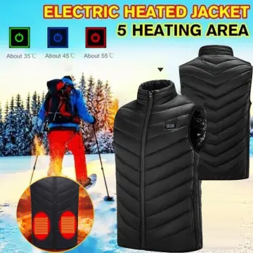 Electric heated outlet vest