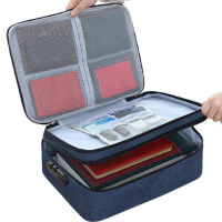 Home Family Multi-Layer Lockable Large-Capacity Multi-Function Document Storage Bag,File Storage Manager,Home Office Organizer