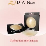 Miếng Dán Ngực Silicon Nhiệt Tự Thân Dán Ti Không Keo Siêu Mỏng Ôm Khít