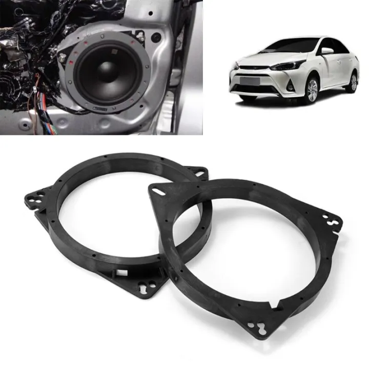 T8WF 2pcs Car Speaker Mounting Bracket Spacer Adapter Rings for Great