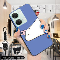 เคส PMP สำหรับ OnePlus Nord 3 5G (แหวนใส่นิ้ว + สายคล้อง) เคสพัดลมเป่าแตงโมสาวน่ารักเด็กหญิงเด็กชายน่ารักสุนัขซิลิโคนกันกระแทกโทรศัพท์ป้องกัน TPU ปกหลัง