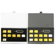 CW Aluminum Portable SIM Micro Pin Card for 56 Phone card Case Protector