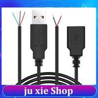 JuXie store 5V USB Power Supply Cable 2 Pin USB 2.0 A Female Male 4 Pin Wire Jack Charger Charging Cord Extension Connector DIY