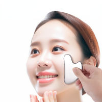 สแตนเลส Guasha Scraping นวด Scraper Face Massager กระชับ Cooling Gua Sha Eye Face Board SPA เครื่องมือนวดตัว-Piejt