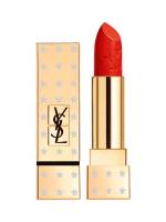 (ของแท้100%) YSL Yves Saint Laurent Rouge Pur Couture (High On Stars Edition) #13 Le Orange 3.8g ลิปสติกสีสด เนื้อสัมผัสเนียนนุ่มดุจซาติน พร้อมบำรุงให้ริมฝีปากชุ่มชื่น