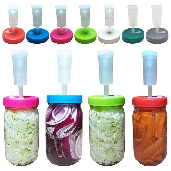 CHE24 Durable Premium Silicone Top Plastic Waterless Fermenter Cap for