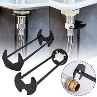 Kitchen Repair Plumbing Tool Flume Sink Wrench Sink Faucet Key Plumbing Pipe Four Claw Hexagon Wrench Bathroom Wrench Tool Sets