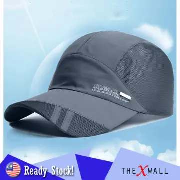 Summer Breathable Mesh Baseball Cap Sport Quick Drying Hats For Men 