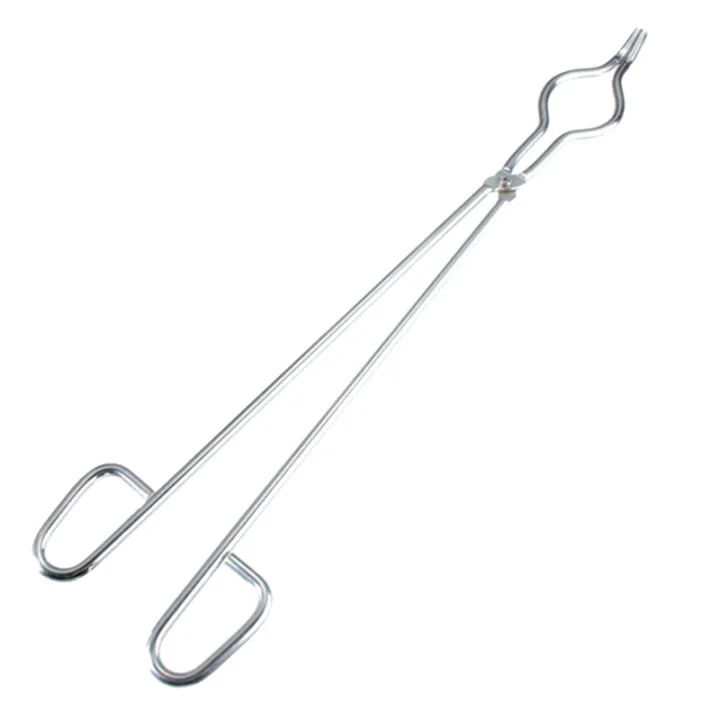 Crucible Tongs Crucible Pliers Adjustable Melting Furnace Tool Ceramic Crucible Dish Cup Tongs Crucible Holder For Pouring, 3.5x29cm