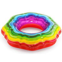 SB TOY  Swimming Rainbow Ribbon  ห่วงยางสายรุ่ง ขนาดใหญ่