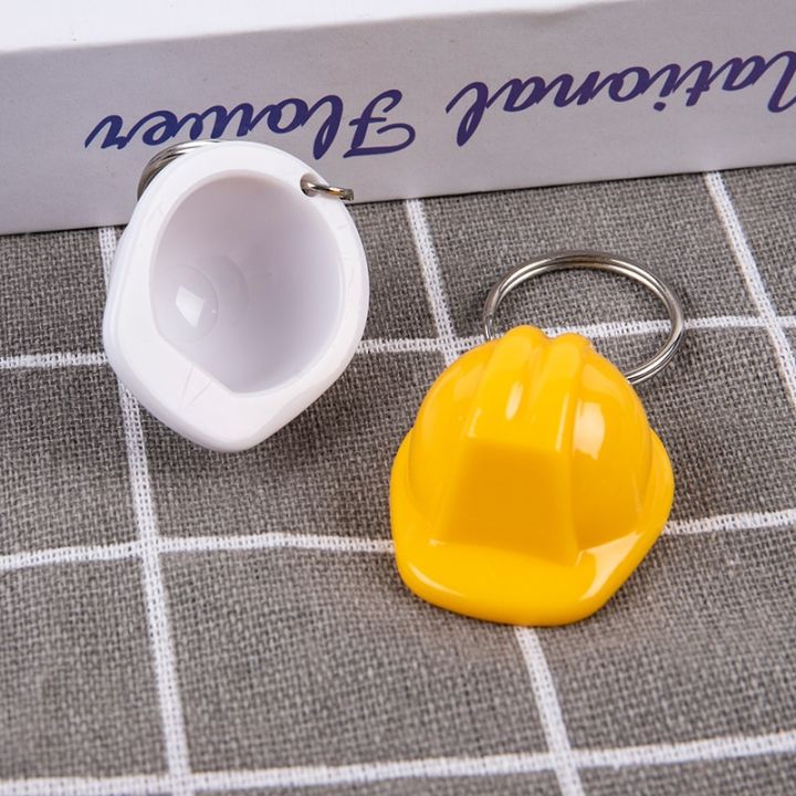 hot-1pcs-plastic-helmet-hard-hat-keychain-event-practical-color-safety-jewelry