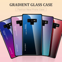 A2ZSHOP Luxury Smart Case For Samsung Galaxy Note 9 เต็มร่างกายกระจกไล่โทนสีชั้นกรณียากสำหรับ samsung galaxy Note 9, 360 องศาป้องกันการล่มสลายป้องกันโทรศัพท์ครอบคลุมกรณีเชลล์แบบ TPU กรณี TPU กลับปกคลุมกรณีสำหรับ Samsung Galaxy Note 9 ปกหลัง 6.40 "นิ้ว"