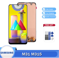 6.4 OLED /Super AMOLED สำหรับ Samsung Galaxy M31 LCD M315 M315F SM-M315F สัมผัสหน้าจอ LCD หน้าจอดิจิตอลอะไหล่ซ่อม