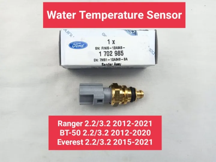 Water temperature Sensor Ford Ranger 2.2/3.2 20122021, BT50 2.2/3.2