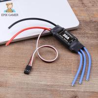 XXD 30A ESC มอเตอร์ไร้แปรงตัวควบคุมความเร็วสำหรับเฮลิคอปเตอร์เครื่องบิน RC