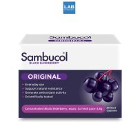 Sambucol Black Elderberry Original 24 Hard Capsules แซมบูคอล แบล็ค เอลเดอร์เบอรี่ ออริจินอล แคปซูล (ผลิตภัณฑ์เสริมอาหาร) 1 กล่อง 24 แคปซูล