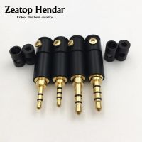 1Pcs 2.5 / 3.5mm 3/4 Pole Stereo Male Audio Plug Connector 2.5mm 3.5mm Jack DIY Headphone Solder Adapter for 2mm 4mm 6mm Cable