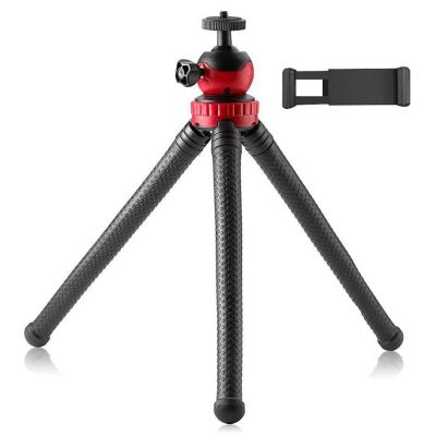 Camera 3In1 Tripod,Flexible Lightweight Octopus Style Tripod Stand with Remote,for Camera/Phone/DSLR