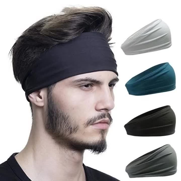 Elastic Sports Yoga Gym Hair Head Band Sweatband Workout Headband
