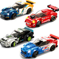 Speed Champion Car Racer City Vehicle Building Blocks Brick Racing Moc Creative Model Garage Set Educational Toys 2021