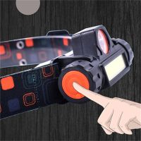 LED Headlamp10W Portable mini Powerful XPE COB USB Rechargeable Headlight Built-in Battery Waterproof Head Torch Head Lamp