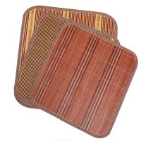 ﹉ Bamboo Mat Cushion Boss Chair Office Chair Summer Cooling Mat Internet Cafe Bamboo Cushion Computer Dual-use Chair Cushion Pad