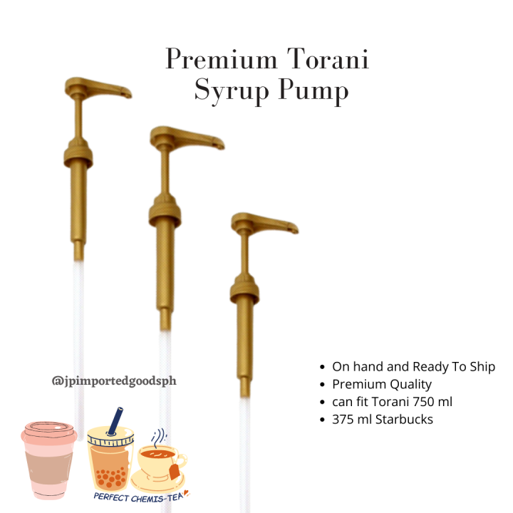 SYRUP PUMP FOR TORANI, STARBUCKS, DA VINCI, ALLEGRO Lazada PH