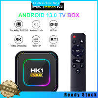 HK1 K8 RBOX 4K RK3528กล่องสมาร์ททีวี Quad Core 64-Bit Cortex-A53 CPU กล่องทีวีเสียงรอบทิศทางชุดเครื่องเล่นดิจิตอลอัจฉริยะสำหรับบ้าน