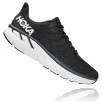 hoka one one clifton 7 black and white