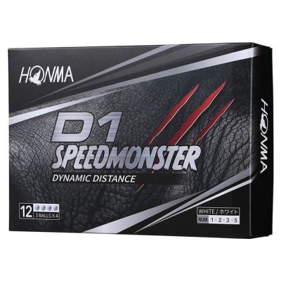 ลูกกอล์ฟ HONMA D1 SPEEDMONSTER (White) (ซื้อ2โหลแถม1โหล)