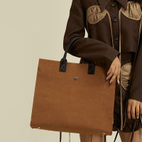 Womens Bag Retro High Sense Caramel Brown Frosted Black Brother Same One Shoulder Messenger Tote Bag Hand Bags Women 2021