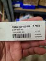 เม็ดมีดคาร์ไบด์ CNC ดั้งเดิม CNGG120402-MF1 CP500