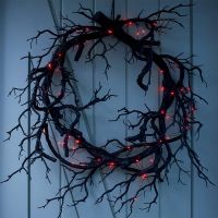 Halloween Dead Branch Garland Decoration Dead Branch Garland Decoration Glowing Black Branch Garland Simulation Dead Branch Wreath Light