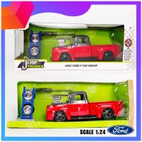 โมเดลรถเหล็ก​ฟอร์ด​ 1956​ Ford F-100 Pickup​ ยี่ห้อ​ JADA scale 1: 24