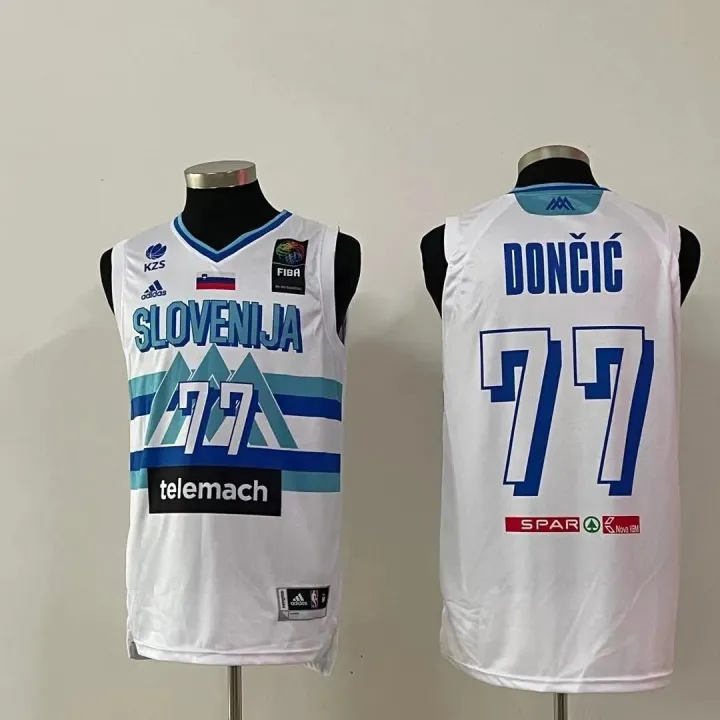 รายการสินค้าใหม่，คุณภาพสูง，ต้นฉบับใหม่， Luka Doncic Slovenia Olympic