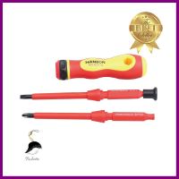 ไขควงกันไฟ ถอดหัวได้ HANBONINTERCHANGEABLE INSULATED SCREWDRIVER SET HANBON **โปรโมชั่นสุดคุ้ม โค้งสุดท้าย**