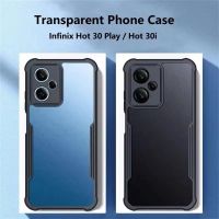 ส่งจากไทย Case infinix Hot 30i เคสขอบนิ่มหลังใสแข็ง เคสกันกระแทก PC+TPU เคส Infinix hot30i