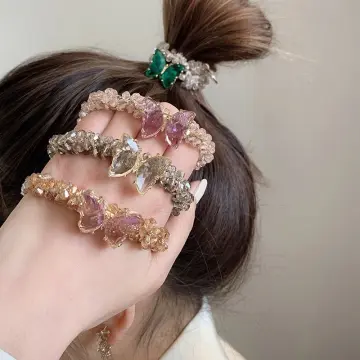 Butterfly Hair Clips,Pearl Hair Clips Medium Claw Clips for Thick Hair  Strong Hold Jaw Clip Hair Accessories for Women and Girls (PURPLE) :  Amazon.in: Beauty