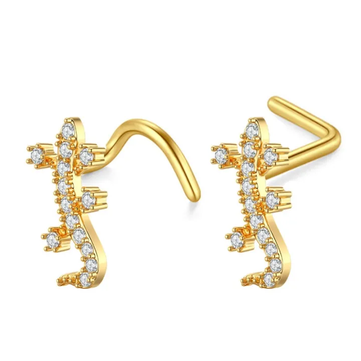 1piece-20g-stainless-steel-s-shaped-nose-studs-nose-ring-gold-color-zircon-butterfly-snake-screw-nose-stud-nose-piercing-jewelry